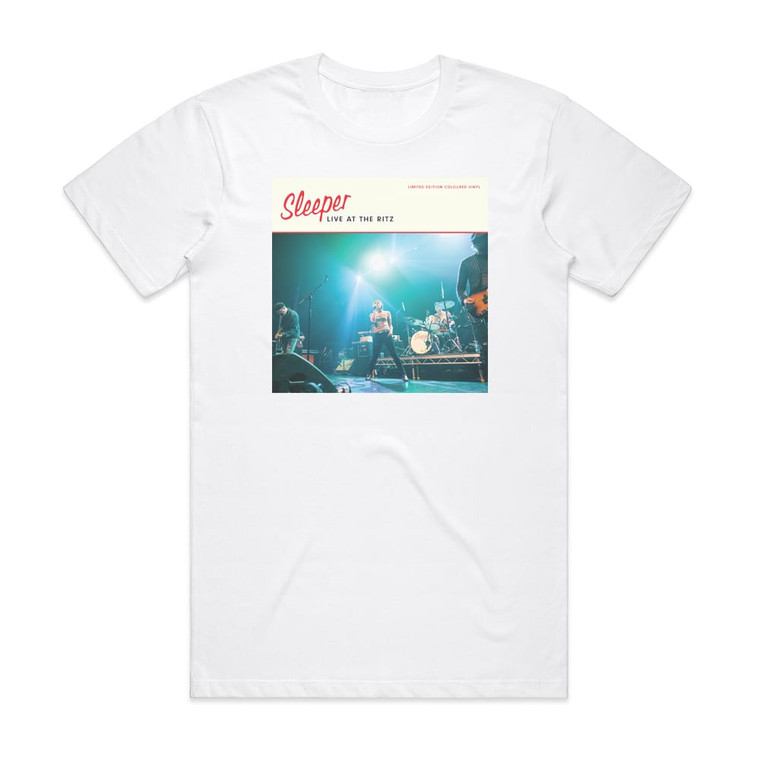 Sleeper Live At The Ritz Album Cover T-Shirt White