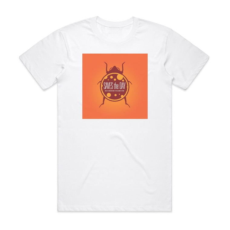 Saves the Day The Bug Sessions Volume 1 Album Cover T-Shirt White
