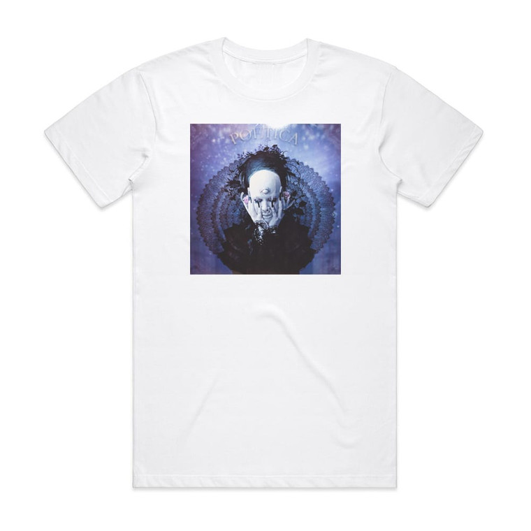 Sopor Aeternus and The Ensemble of Shadows Poetica All Beauty Sleeps Album Cover T-Shirt White