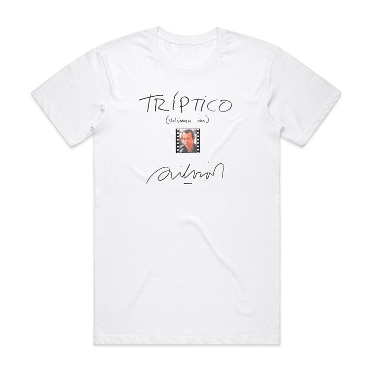 Silvio Rodriguez Trptico Volumen Ii Album Cover T-Shirt White