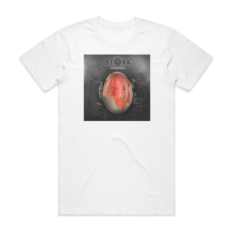 stOrk Broken Pieces Album Cover T-Shirt White