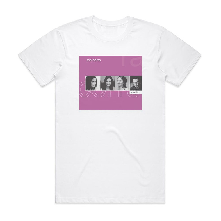 The Corrs Radio Album Cover T-Shirt White