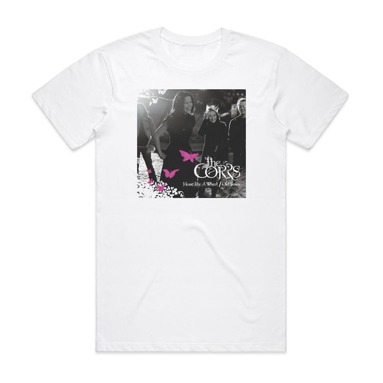 The Corrs Heart Like A Wheel Old Town Album Cover T-Shirt White