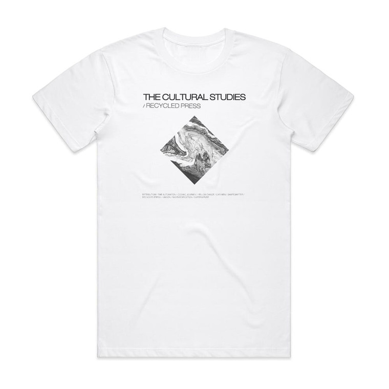 The Cultural Studies Recycled Press Album Cover T-Shirt White