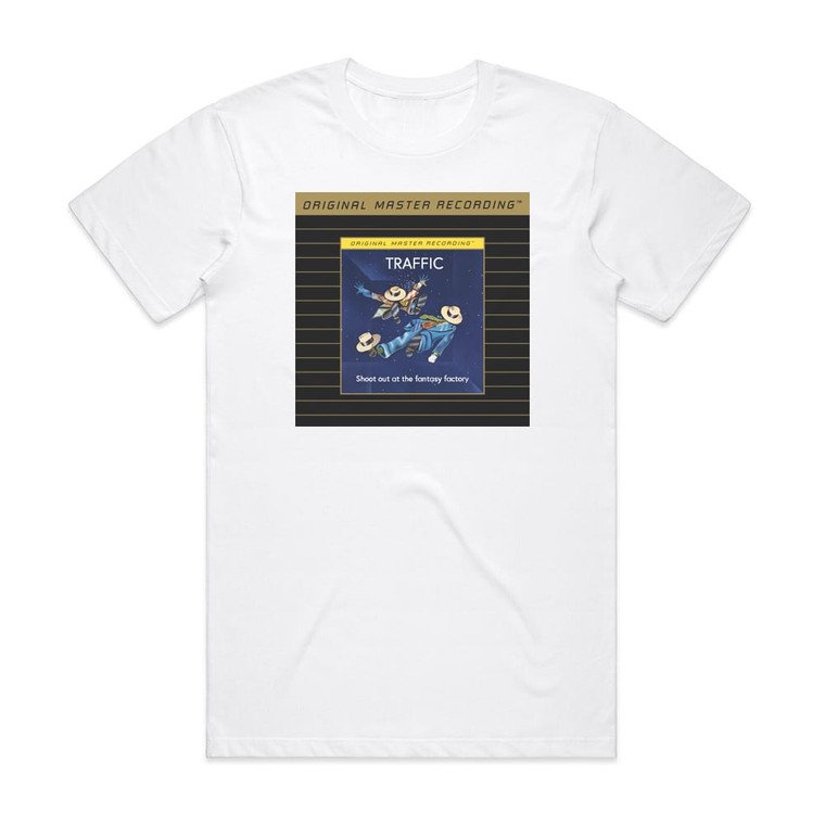 Traffic Shoot Out At The Fantasy Factory 1 Album Cover T-Shirt White