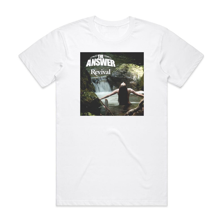 The Answer Revival Album Cover T-Shirt White