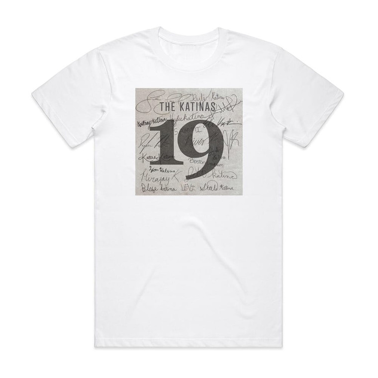 The Katinas 19 Album Cover T-Shirt White