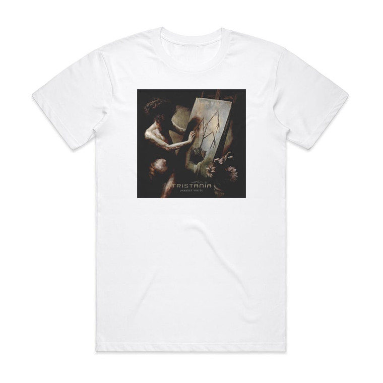 Tristania Darkest White Album Cover T-Shirt White
