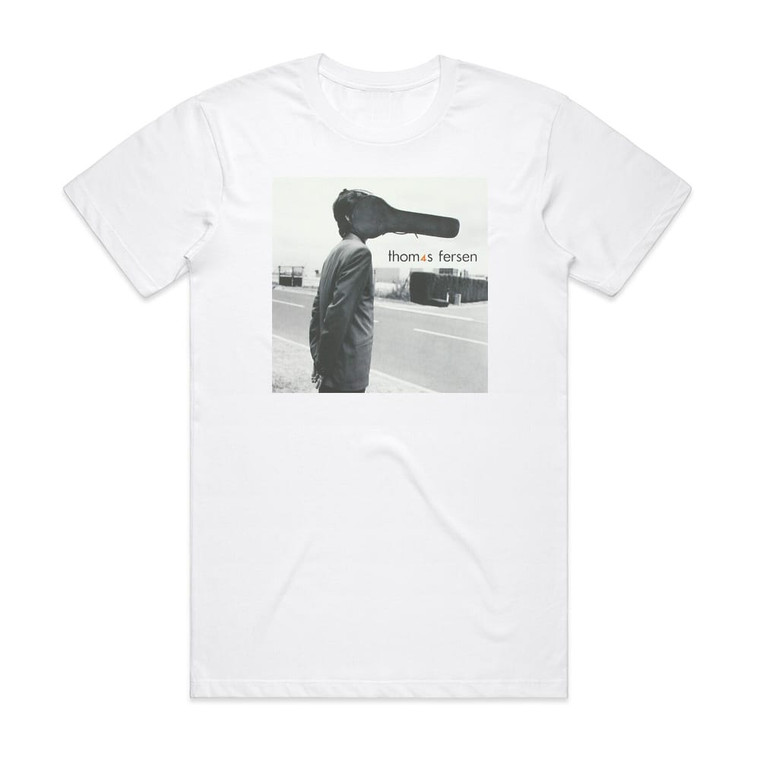 Thomas Fersen Qu4Tre Album Cover T-Shirt White