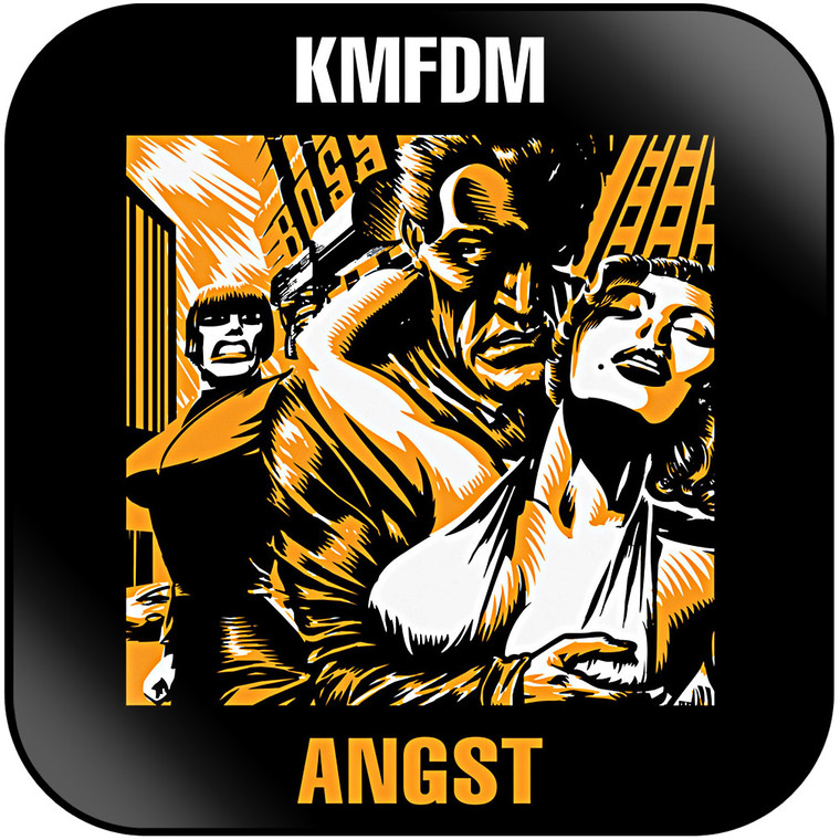 KMFDM Angst Album Cover Sticker