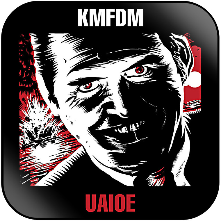 KMFDM Uaioe Album Cover Sticker