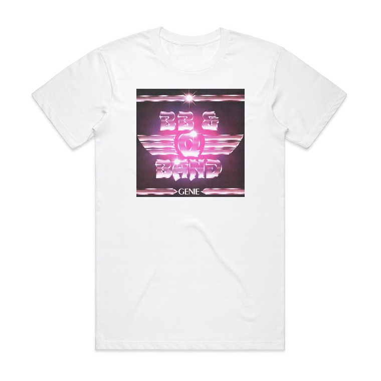 The BB and Q Band Genie Album Cover T-Shirt White