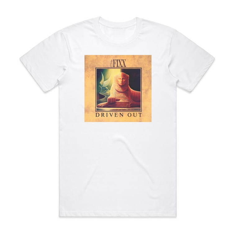 The Fixx Driven Out Album Cover T-Shirt White