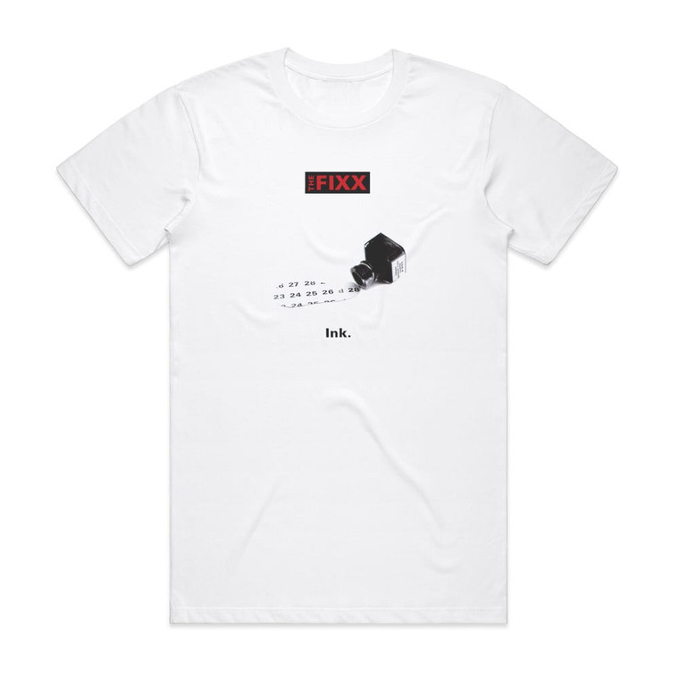 The Fixx Ink Album Cover T-Shirt White