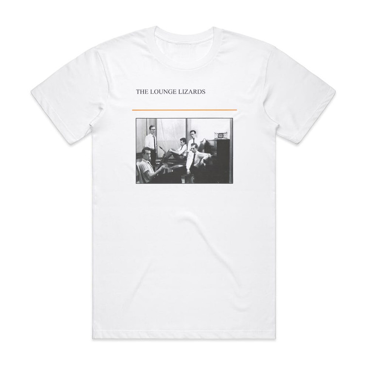 The Lounge Lizards The Lounge Lizards Album Cover T-Shirt White