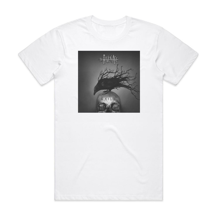 The Raven Age Exile Album Cover T-Shirt White The Raven Age Exile Album Cover T-Shirt White