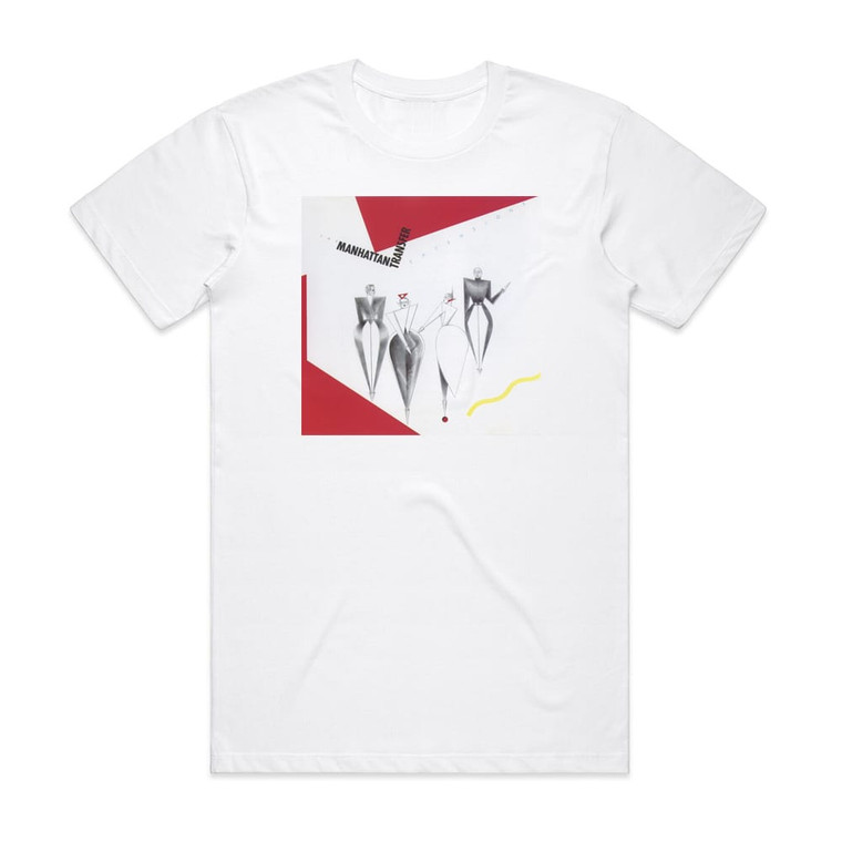 The Manhattan Transfer Extensions Album Cover T-Shirt White The Manhattan Transfer Extensions Album Cover T-Shirt White