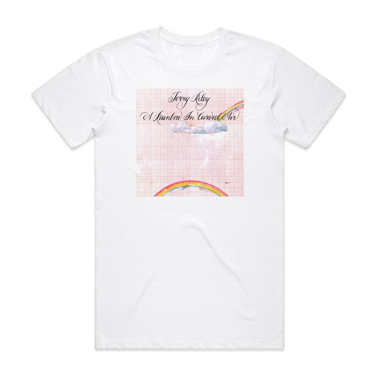 Terry Riley A Rainbow In Curved Air Album Cover T-Shirt White Terry Riley A Rainbow In Curved Air Album Cover T-Shirt White