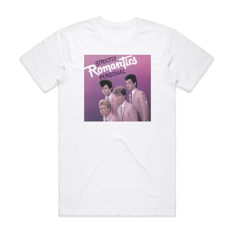 The Romantics Strictly Personal 1 Album Cover T-Shirt White