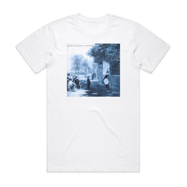 The Moody Blues Long Distance Voyager Album Cover T-Shirt White