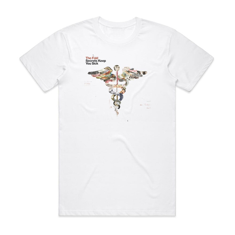 The Fold Secrets Keep You Sick Album Cover T-Shirt White