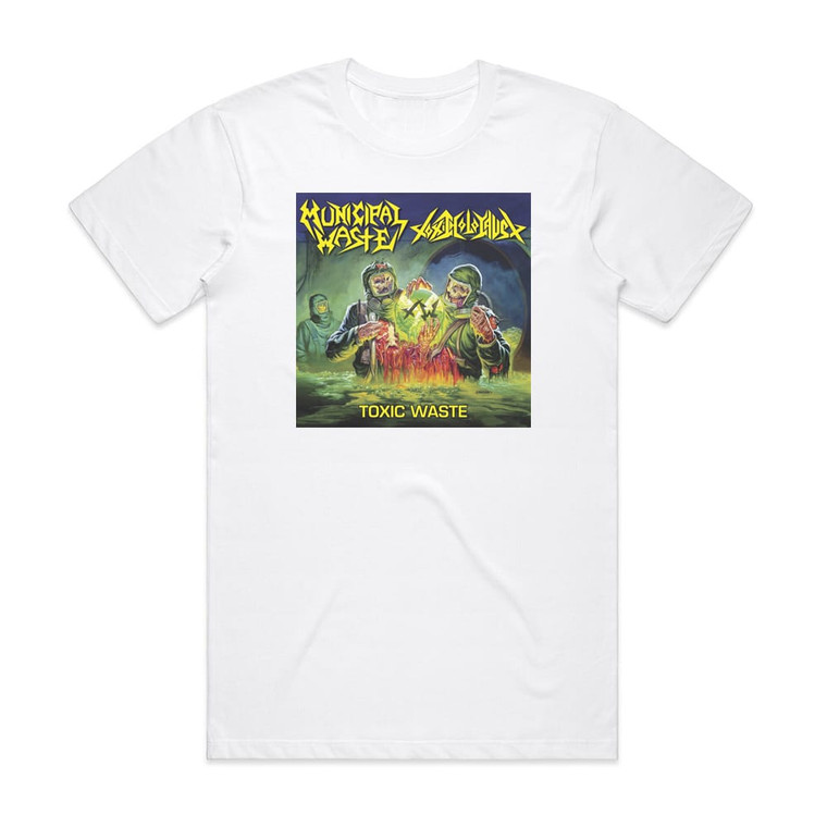 Toxic Holocaust Toxic Waste Album Cover T-Shirt White