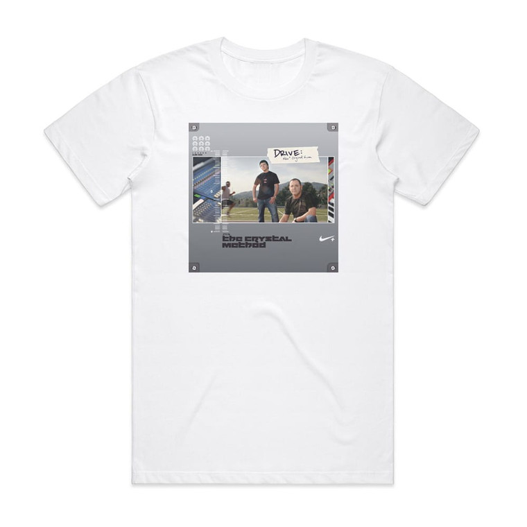 The Crystal Method Drive Nike Original Run Album Cover T-Shirt White