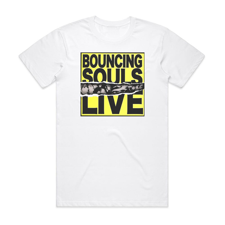 The Bouncing Souls Live Album Cover T-Shirt White