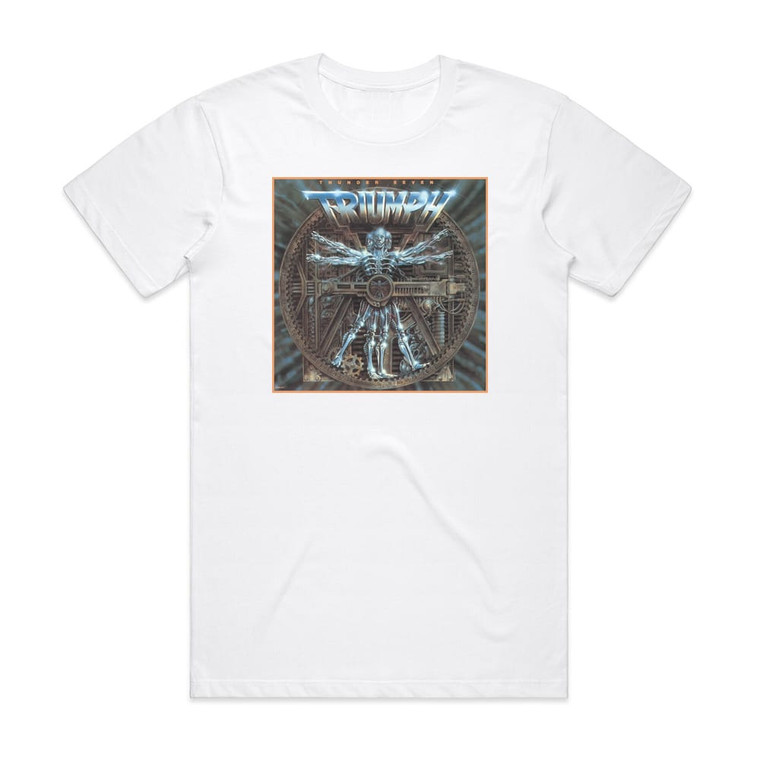 Triumph Thunder Seven 2 Album Cover T-Shirt White