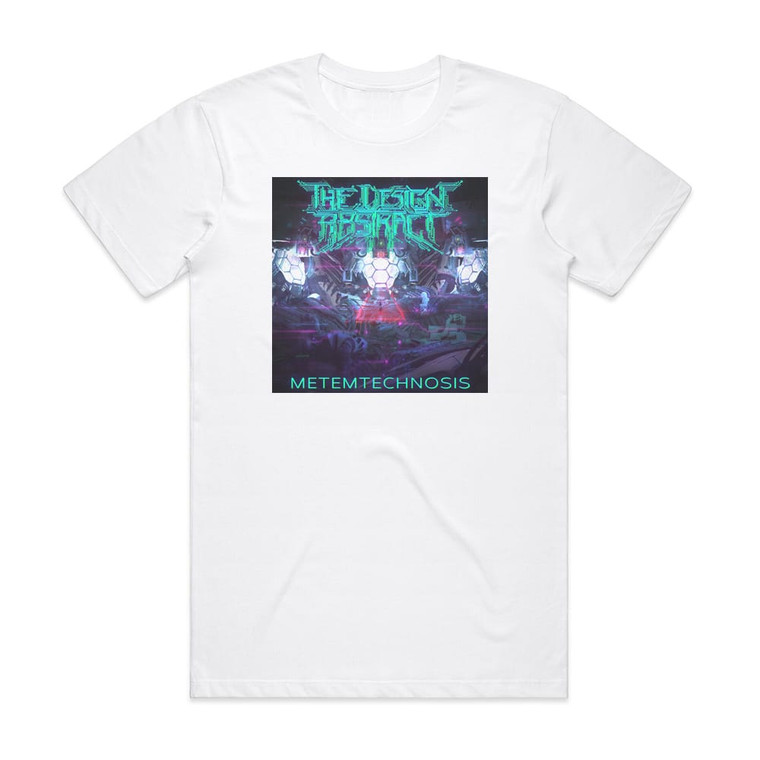 The Design Abstract Metemtechnosis Album Cover T-Shirt White