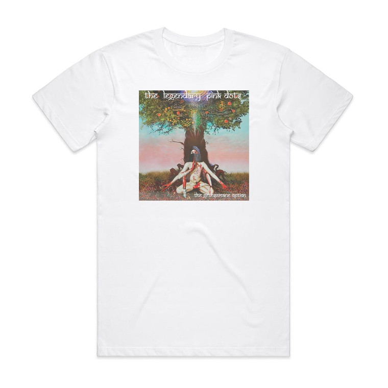 The Legendary Pink Dots The Gethsemane Option Album Cover T-Shirt White