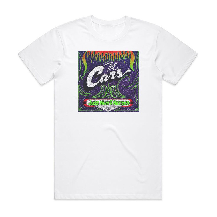 The Cars Just What I Needed The Cars Anthology Album Cover T-Shirt White