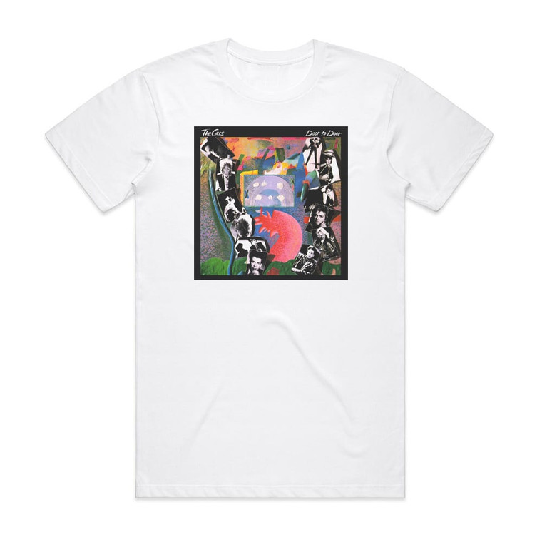 The Cars Door To Door 1 Album Cover T-Shirt White