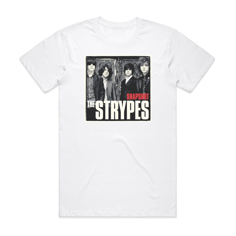 The Strypes Snapshot Album Cover T-Shirt White