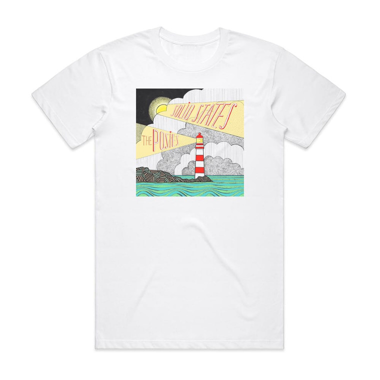 The Posies Solid States Album Cover T-Shirt White