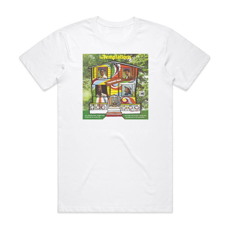 The Temptations Psychedelic Shack Album Cover T-Shirt White