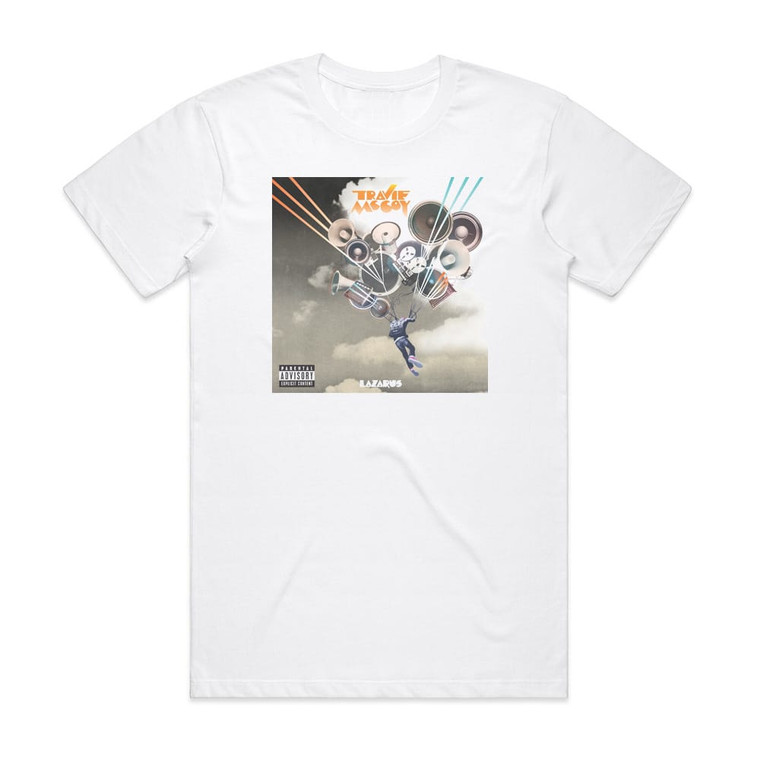 Travie McCoy Lazarus Album Cover T-Shirt White