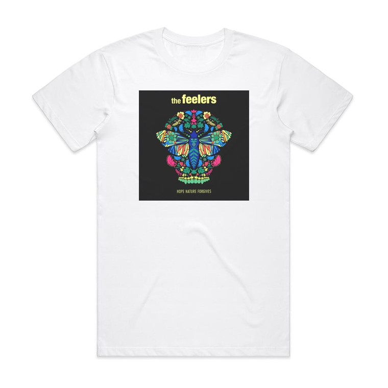 The Feelers Hope Nature Forgives Album Cover T-Shirt White