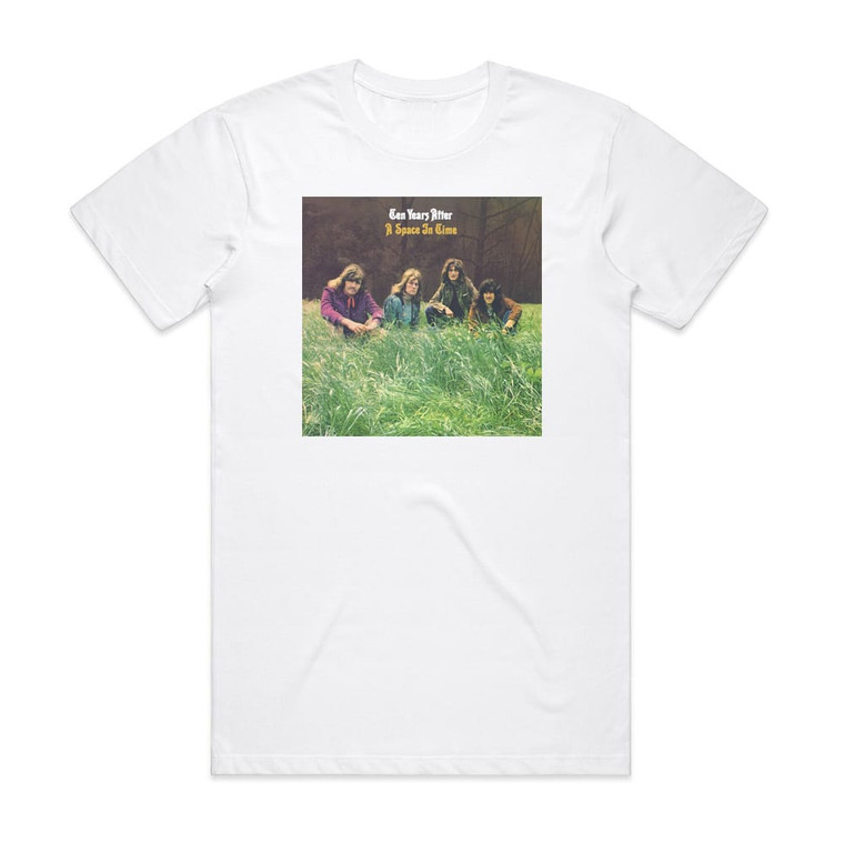 Ten Years After A Space In Time Album Cover T-Shirt White