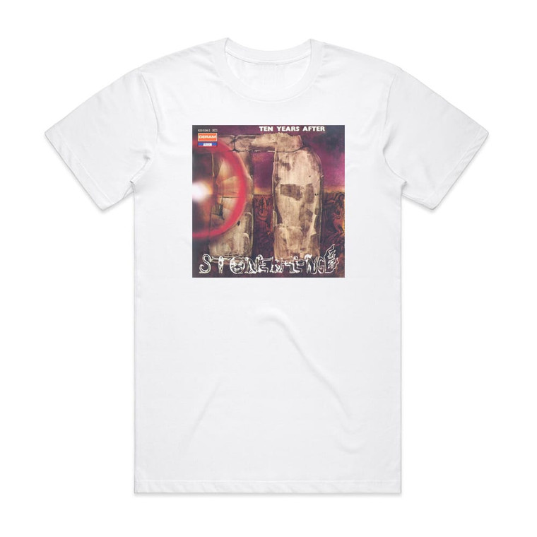 Ten Years After Stonedhenge 1 Album Cover T-Shirt White