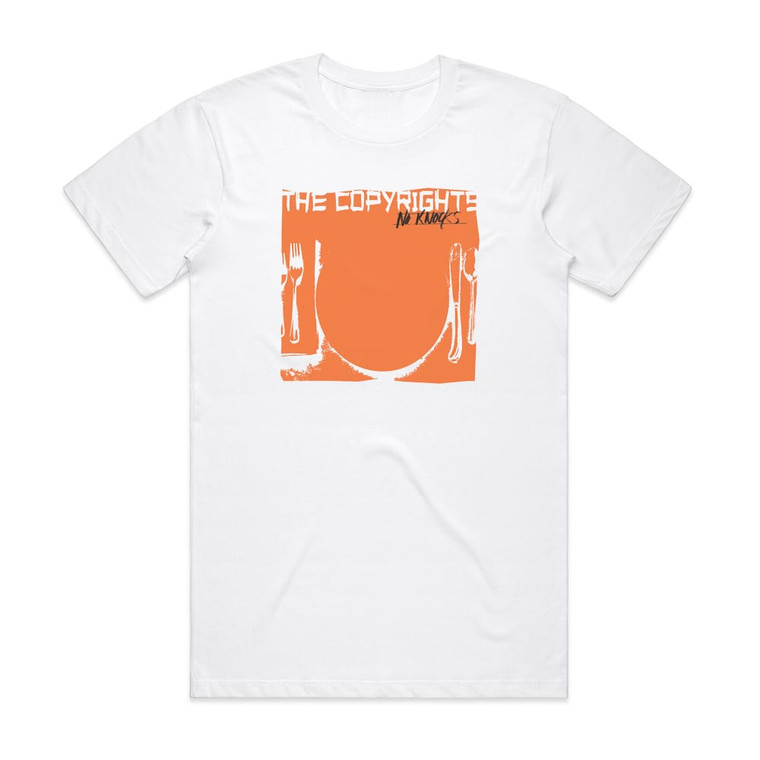 The Copyrights No Knocks Album Cover T-Shirt White