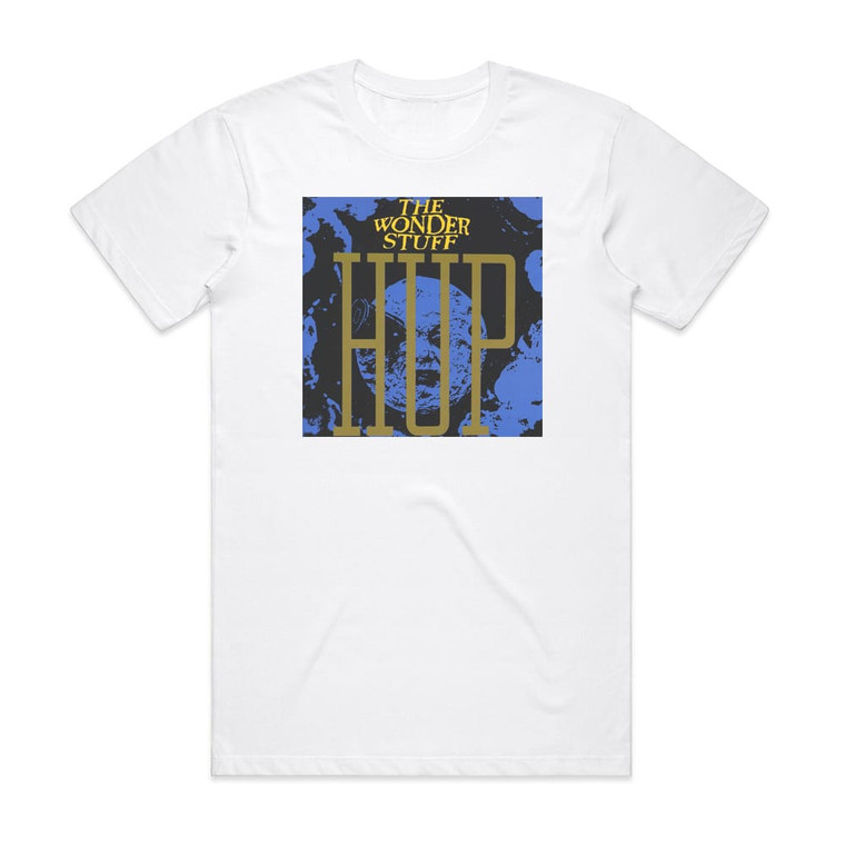 The Wonder Stuff Hup Album Cover T-Shirt White The Wonder Stuff Hup Album Cover T-Shirt White