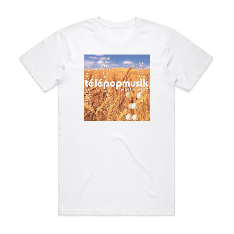 Telepopmusik Genetic World Album Cover T-Shirt White