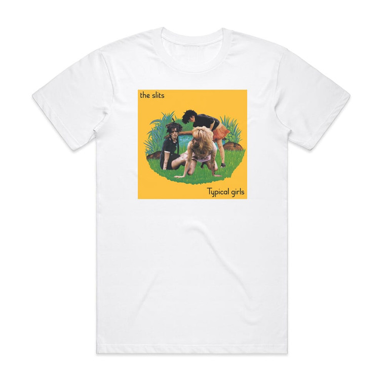 The Slits Typical Girls Album Cover T-Shirt White