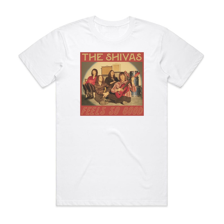 The Shivas Feels So Good Feels So Bad Album Cover T-Shirt White