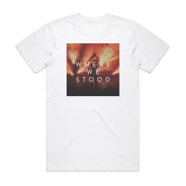 The Pineapple Thief Where We Stood Album Cover T-Shirt White The Pineapple Thief Where We Stood Album Cover T-Shirt White
