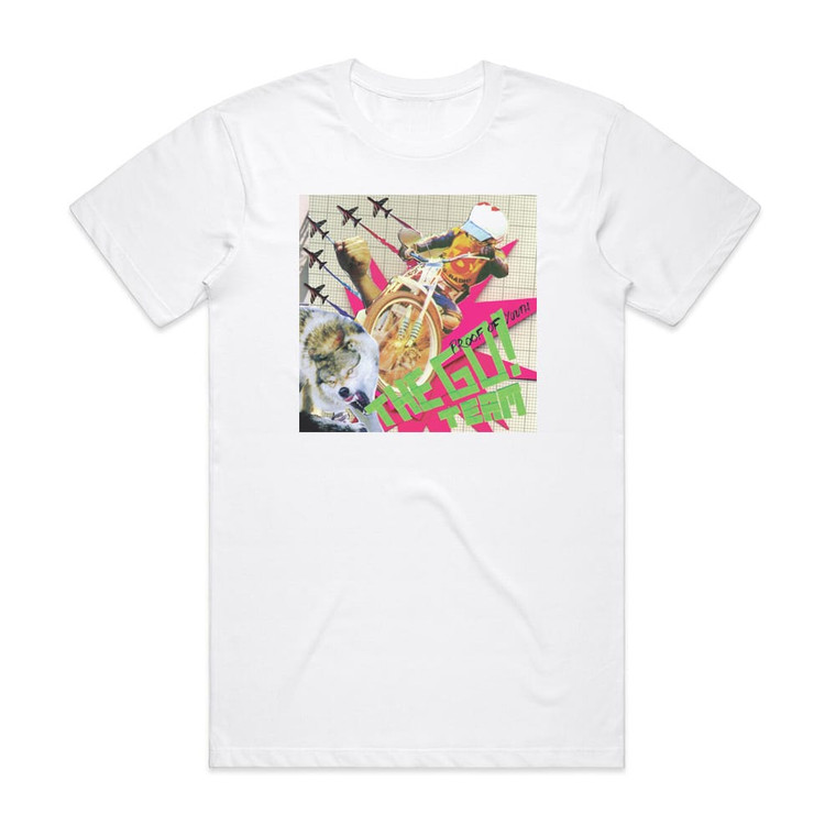 The Go Team Proof Of Youth Album Cover T-Shirt White