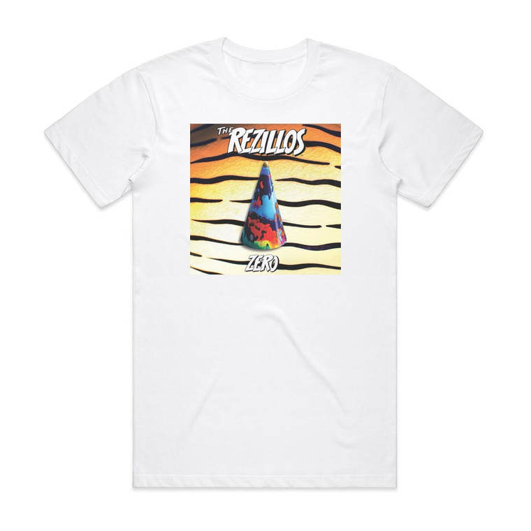 The Rezillos Zero Album Cover T-Shirt White