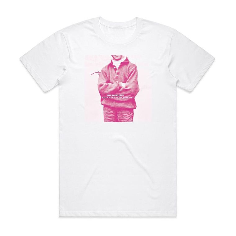 The Radio Dept This Repeated Sodomy Album Cover T-Shirt White