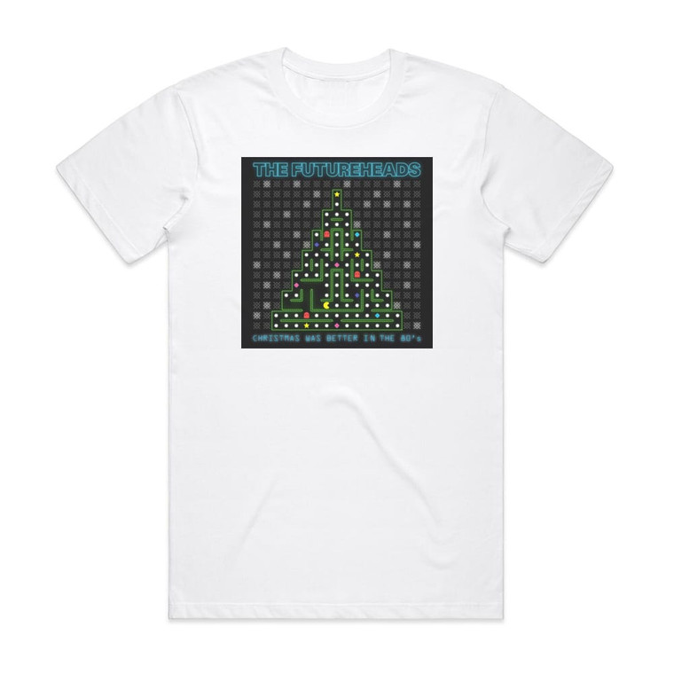 The Futureheads Christmas Was Better In The 80S Album Cover T-Shirt White